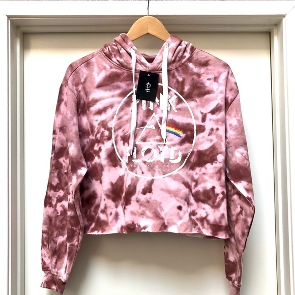 Pink Floyd Tops - Pink Floyd Tie Dye Graphic Band Hoodie Sweatshirt NWT